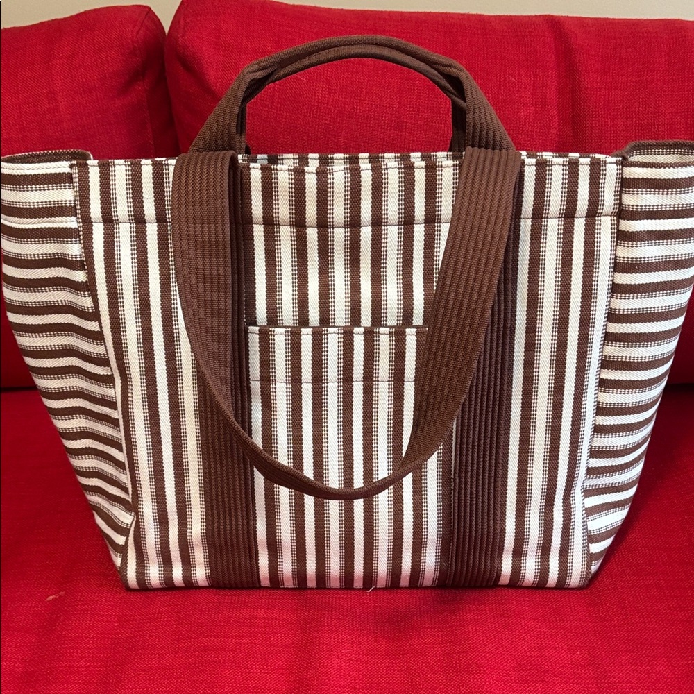 Beis Stripped Summer Tote